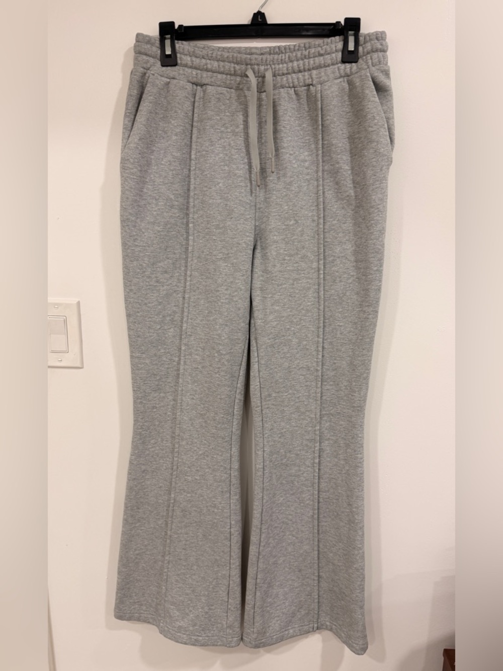 Baleaf Gray Flared Drawstring Sweatpants Athleisure